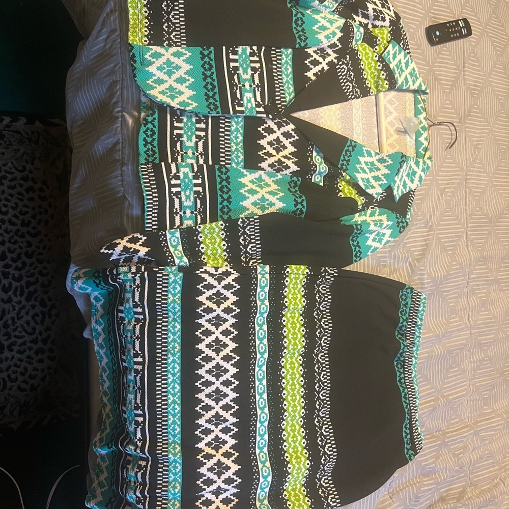 Blazer and skirt set